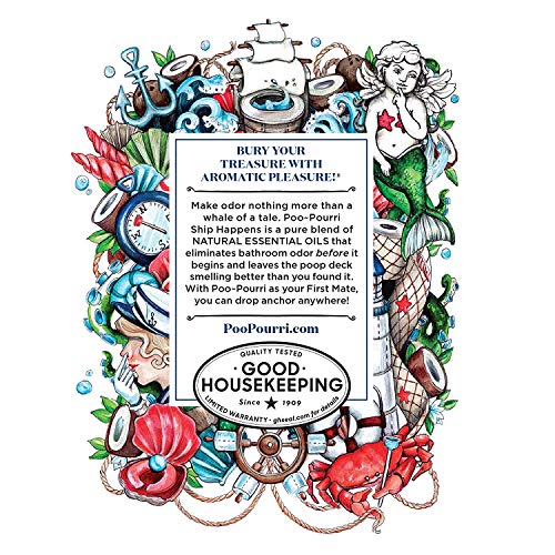 Image of Poo-Pourri Ship Happens Before You Go Toilet Spray 1.4 Ounce Bottle, 5 Pack