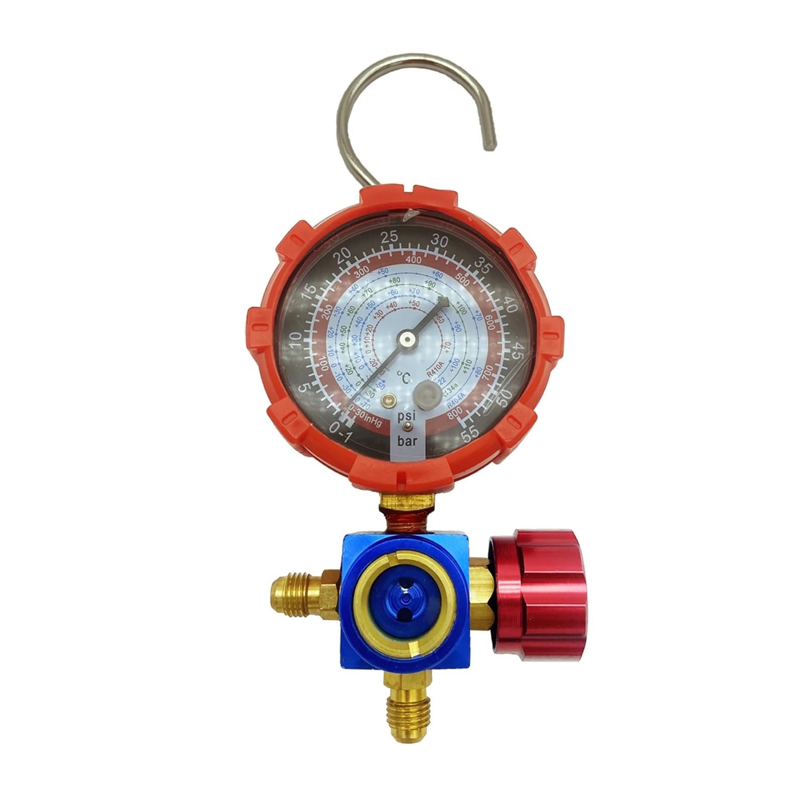 Medidor de presión baja y alta de refrigerante de aire acondicionado for R410A R134A R22 R404A A/C herramienta de carga de refrigerante de diagnóstico Verificación de diagnóstico(HIGH pressure)
