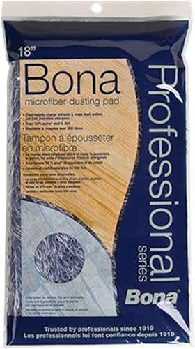 Bona Pro Series Ax0003437 Almohadilla de microfibra para el polvo de 18.0in (4 unidades)