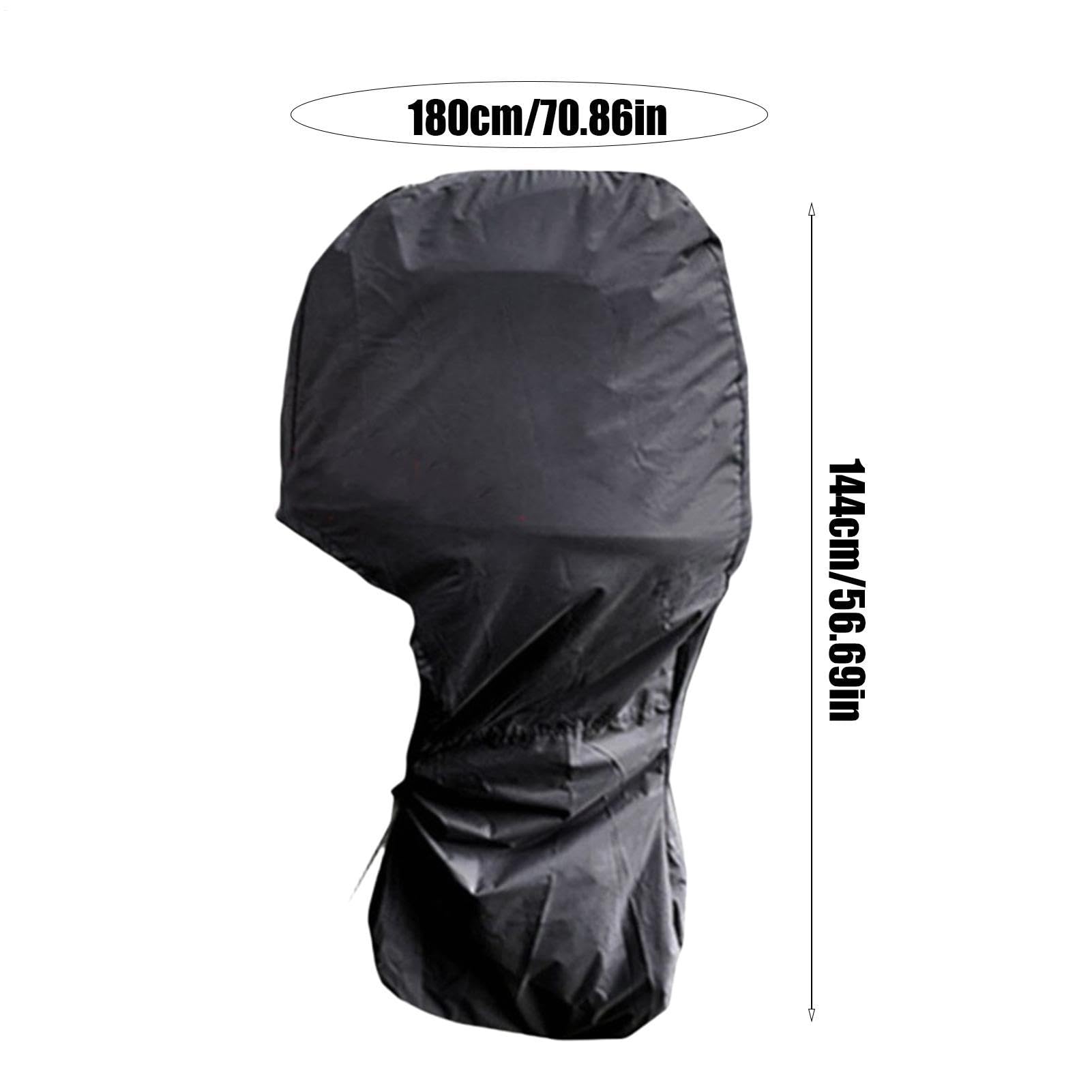 Couvre-moteur hors-bord - Couvre-moteur Yachting 210D, convient à 15-100 CV imperméable résistant à la décoloration protection pour la poussière bateaux ponton extérieur