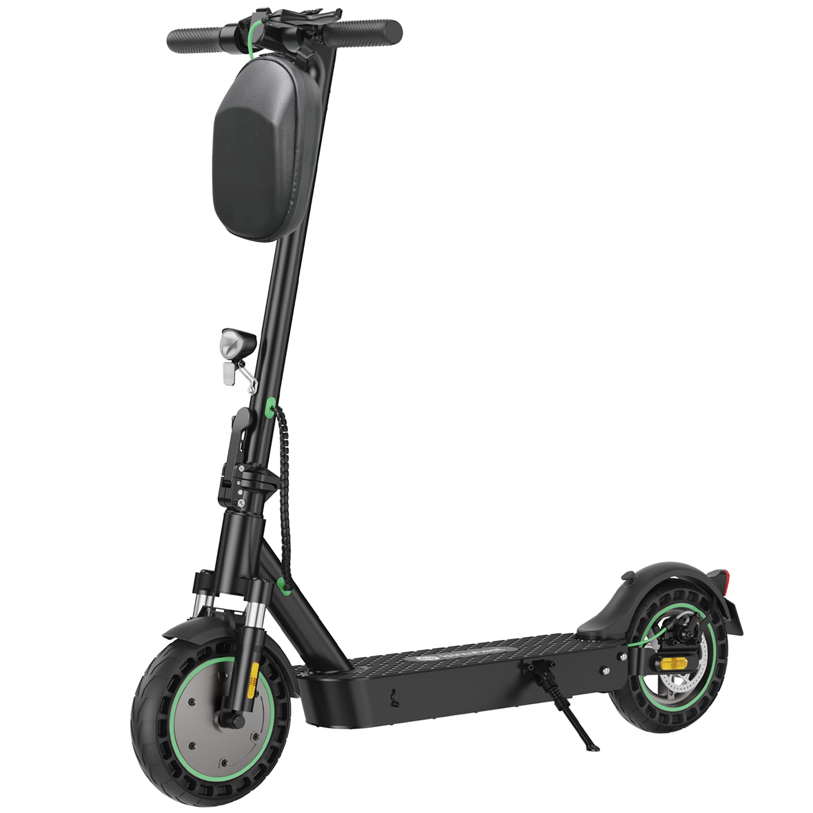 isinwheel S9MAX - Patinete eléctrico para Adulto con autorización de circulación por Carretera, Motor 500 W, batería 10,4 Ah hasta 40 km, neumáticos de 10", amortiguación, aplicación y Pantalla LED