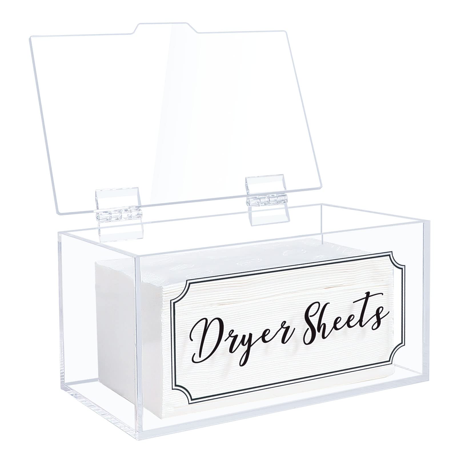 Buy Kamehame Dryer Sheet Holder Clear Acrylic Dryer Sheet Dispenser