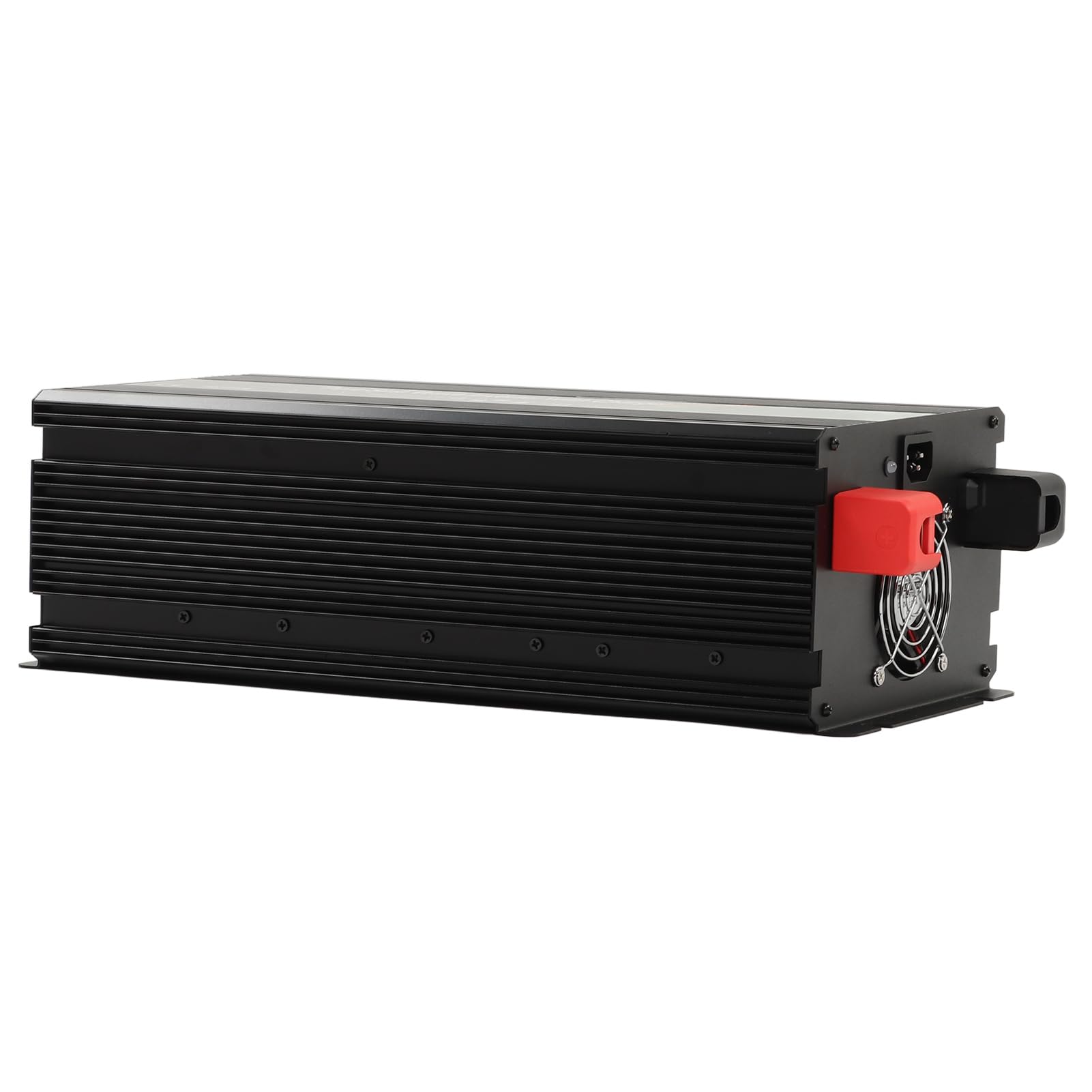 Hyuduo Przetwornica Napięcia Czystej Fali Sinusoidalnej, Aluminiowy Przetwornica Napięcia DC 12 V na AC 3000 W z Zasilaczem UPS, Szczytowa Moc 6000 W, 2 Gniazda USB 15 A, ładowanie dla Samochodu