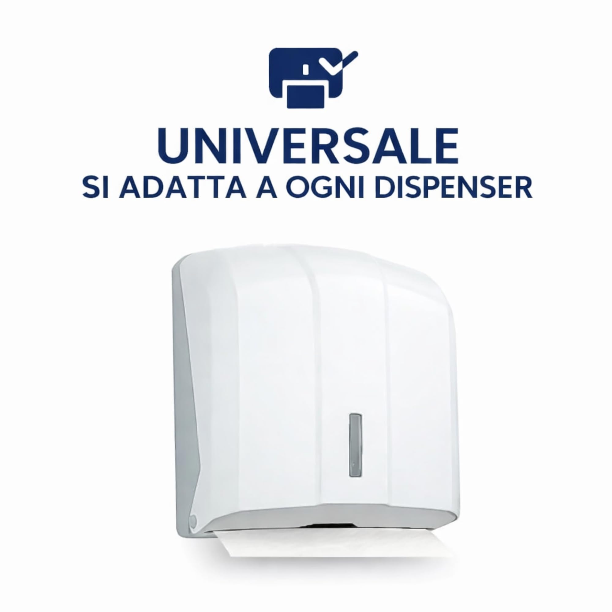 6300 Fogli Di Asciugamani Monouso di Carta Piegati a V - 30 Confezioni da 210 fogli - 2 Veli in Carta Riciclata De-Inked Bianca per Dispenser, Ideali per Bagni di Uffici, Bar, Ristoranti e Casa