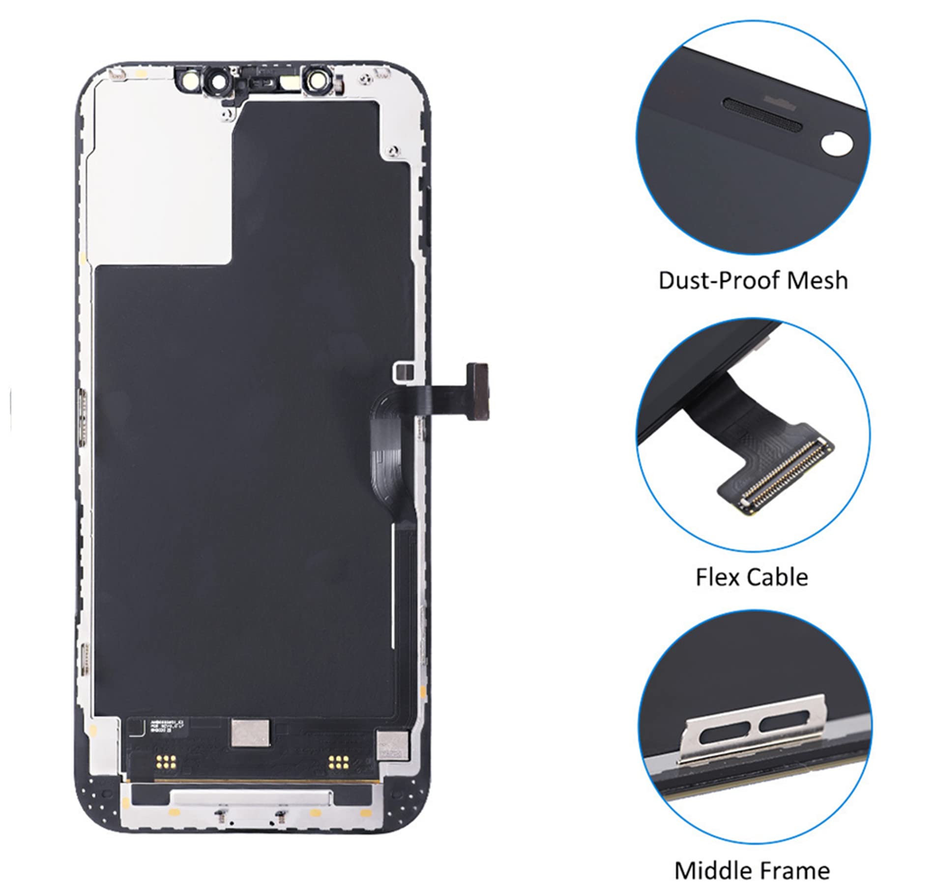 syart 6.7'' Screen Replacement for iPhone 12 PRO Max LCD Full
