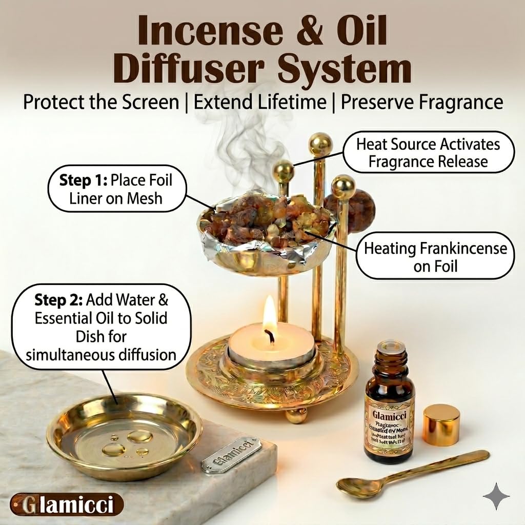Aceites esenciales | Quemador de cera derretida con soporte para velas de té, elegante difusor de aromaterapia para el hogar, la oficina y el spa, aromas relajantes, regalo de ambiente calmante para