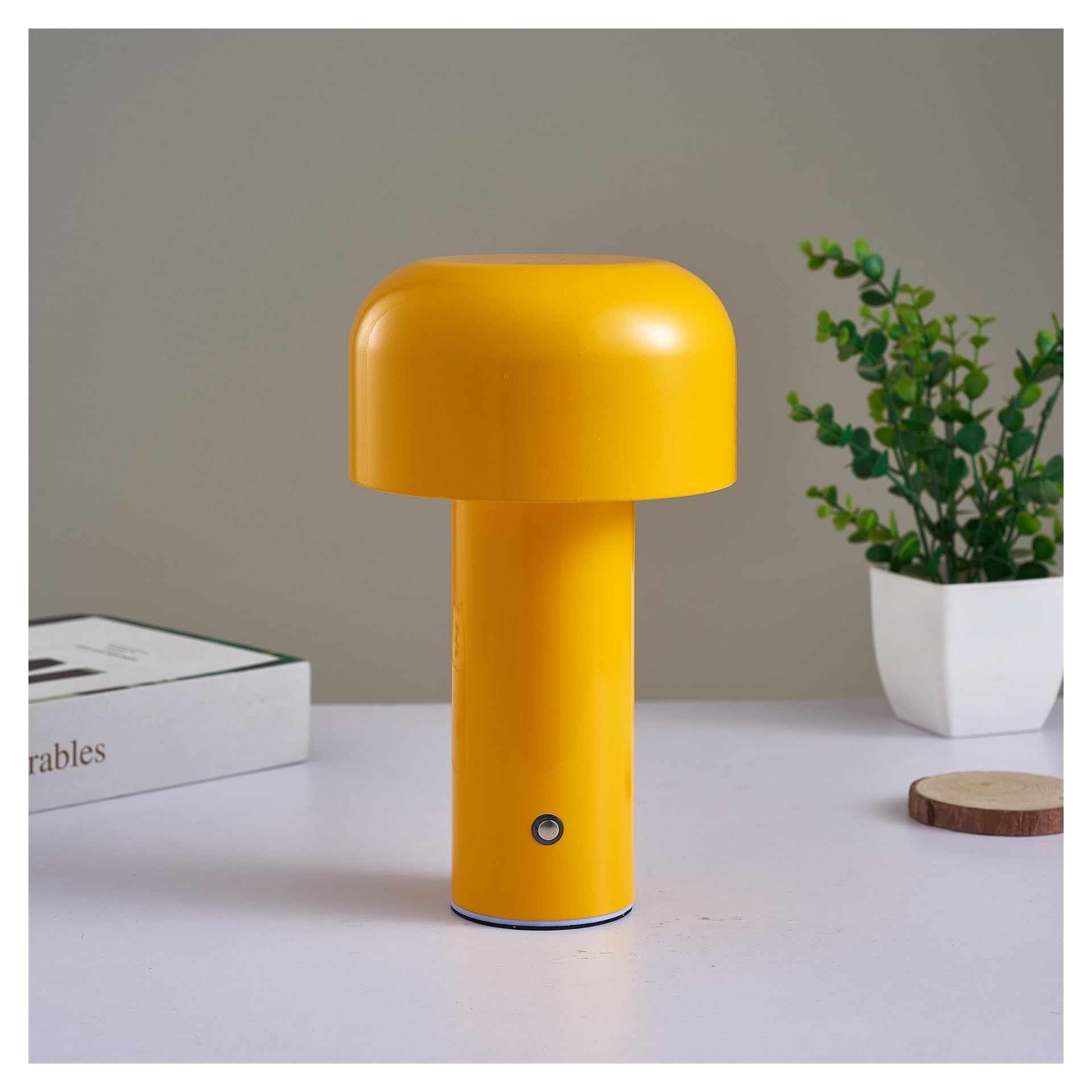 HABITZ Mushroom Table Lamp LED Table Lamp Portable USB Rechargeable Desk Lamp Touch Control Table Lamp for Bedroom,Living Room,Study,Cafe,Restaurant (Color : E, Size : 1)