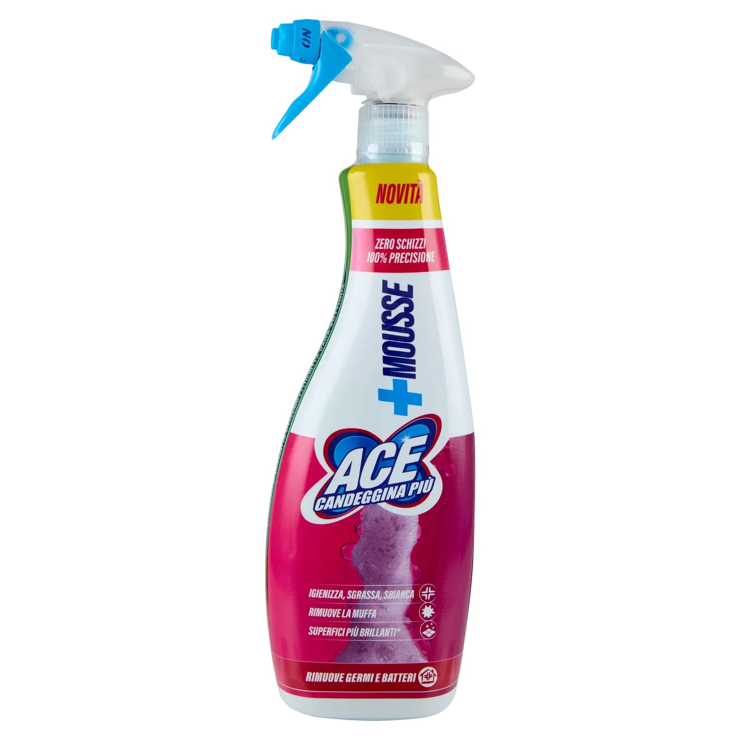 Candeggina Spray Igienizzante – 690 ml – Pulizia Profonda e Disinfezione kit con Spugna Brandizzata SPESA & RISPARMIO Inclusa – Variazioni 4/8/12 Pezzi (12)