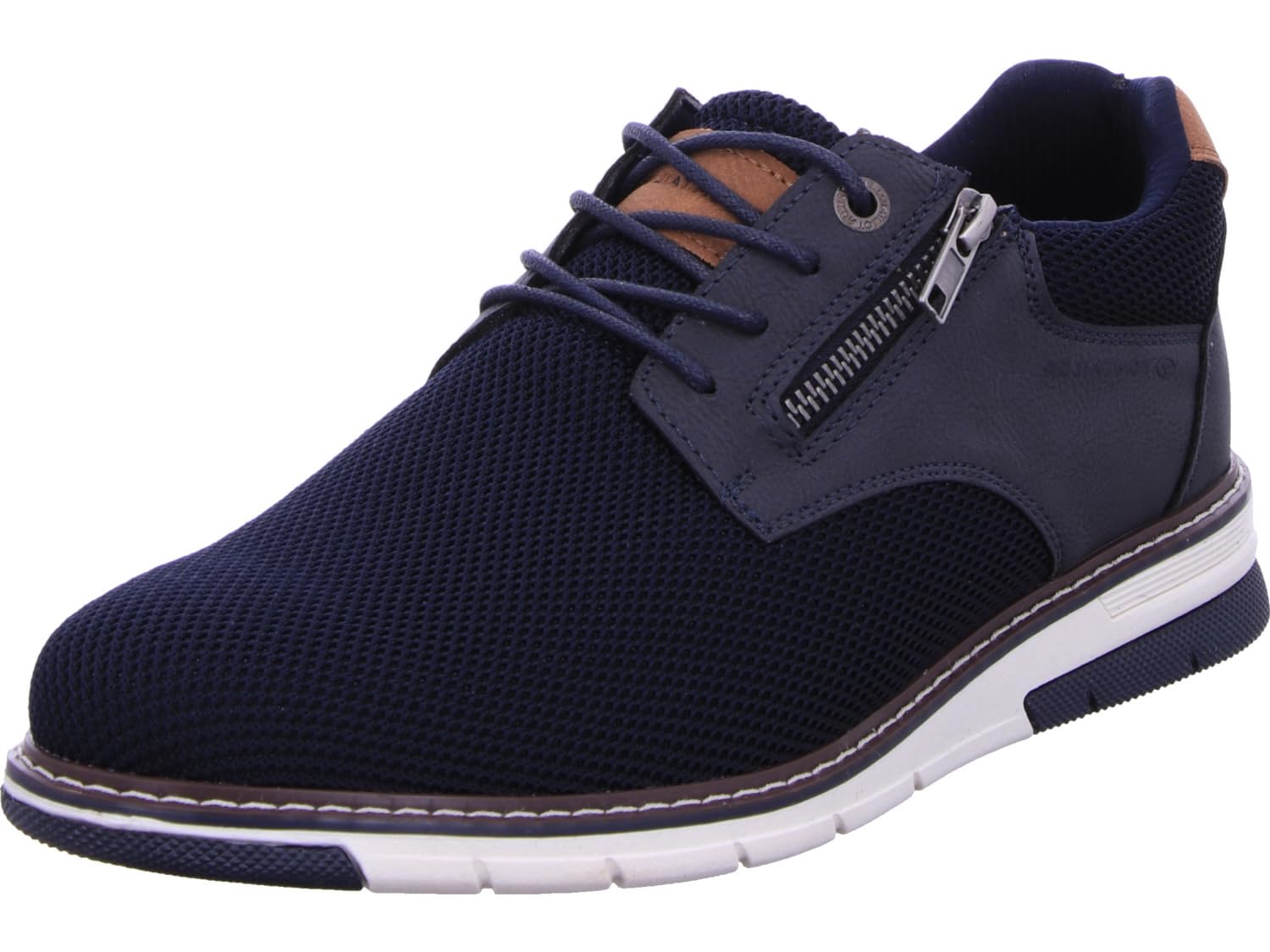 TOM TAILOR Men's 5380380007 Oxford Flat, Navy, 7.5 UK