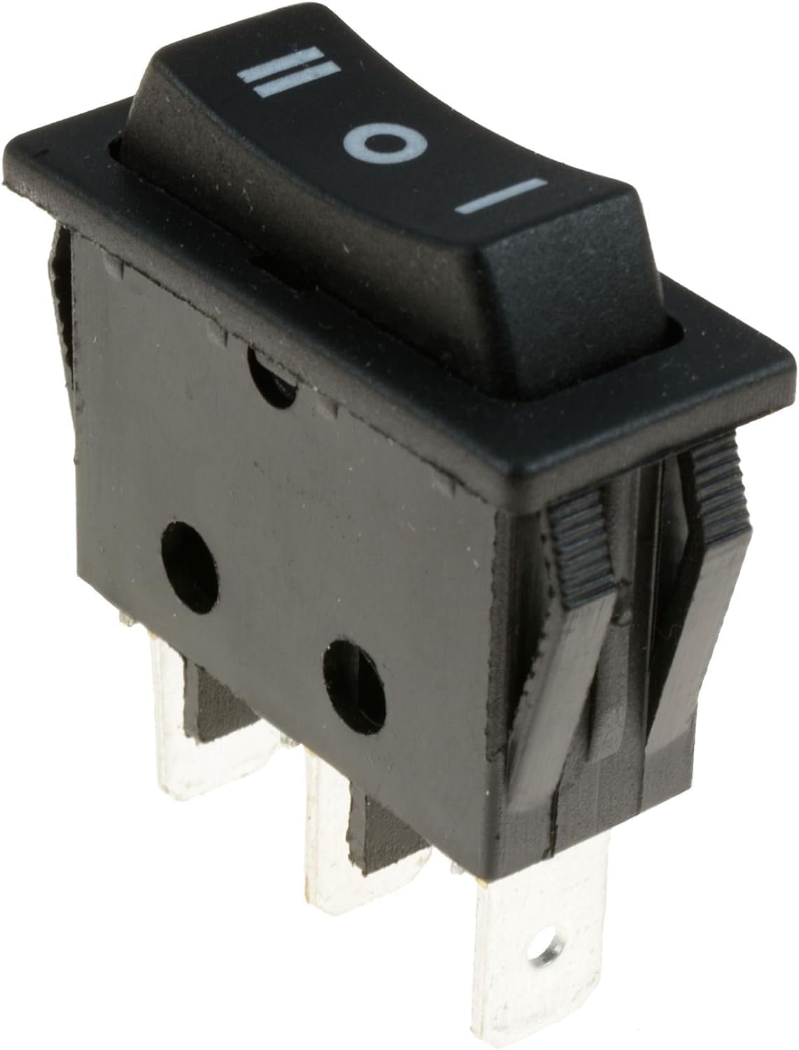 (On) Off(On) Momentary Long Rectangle Rocker Switch SPDT 27 x 21mm 3 ...