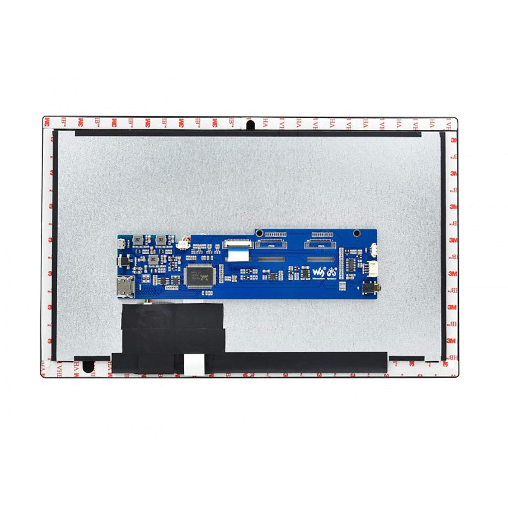 Coolwell 13.3inch HDMI Capacitive Touch Screen LCD with Toughened Glass Cover, 1920×1080, IPS, Support Various Devices & Systems 178° Viewing Angle 10-Points Touch