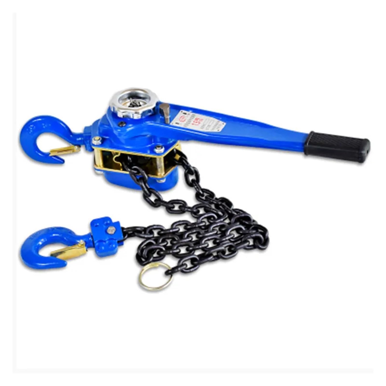 Hand Winch, Hand Hoist 0.75 1 Ton Small Portable Manual Hanging Hoist Hand Tensioner Tightener,for Trailer, Boat or ATV Towing(1t1.5m)