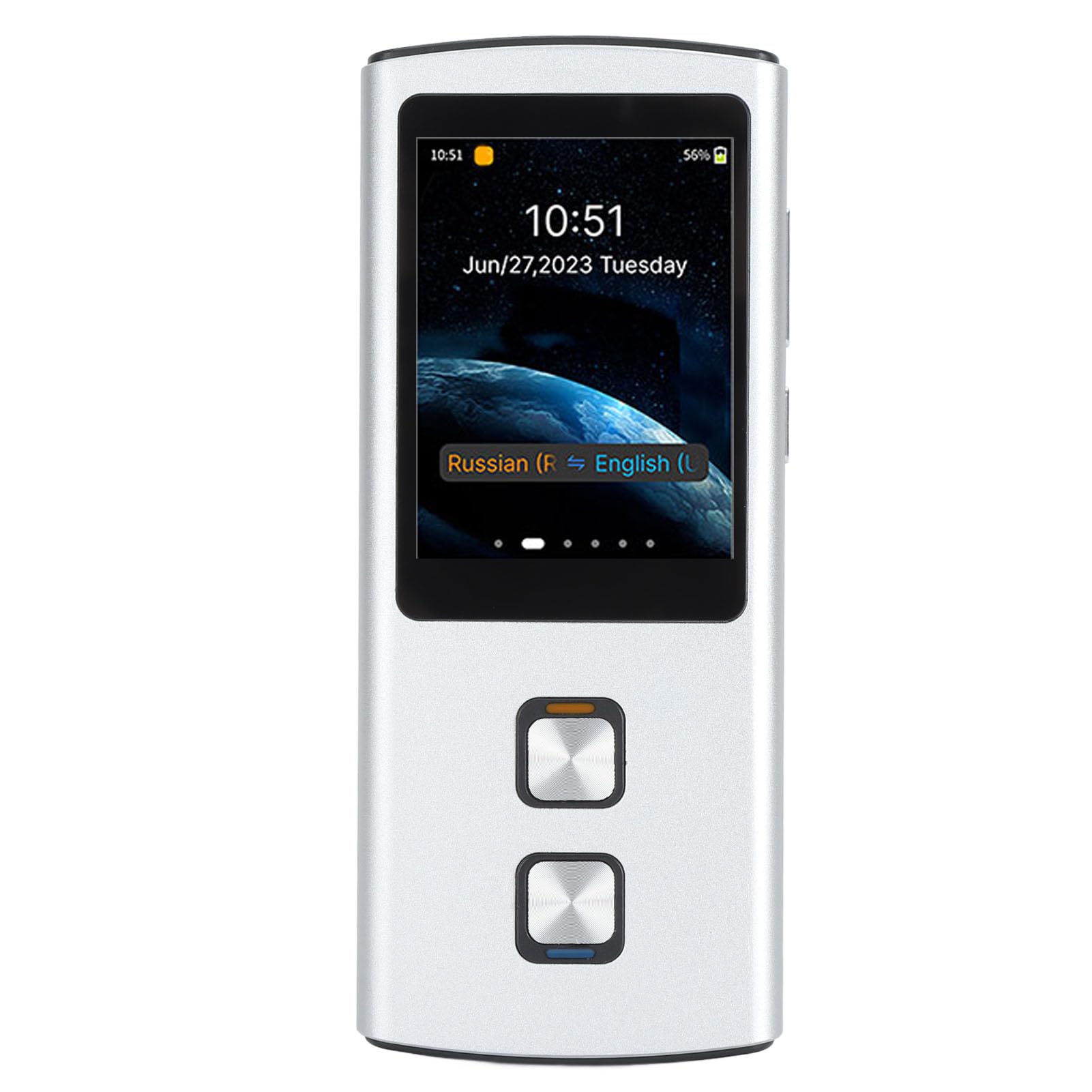 Traducteur de langue instantané avec écran tactile de 2,4 pouces et système 2 voies