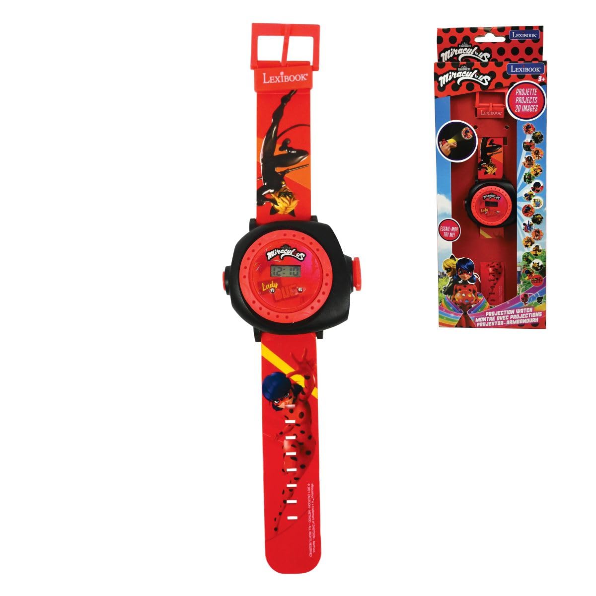 LEXiBOOK, Miraculous Projection Watch, DMW050MI