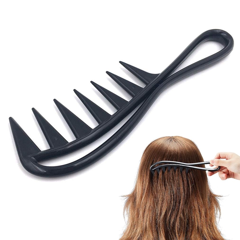 Wide Tooth Detangling Comb Shower Flexible Comb Wide Spacing Teeth Comb Anti-Static Detangling Shampoo Comb for Long, Thick, Curly, Wet, Dry and Most Hair Types-image-41