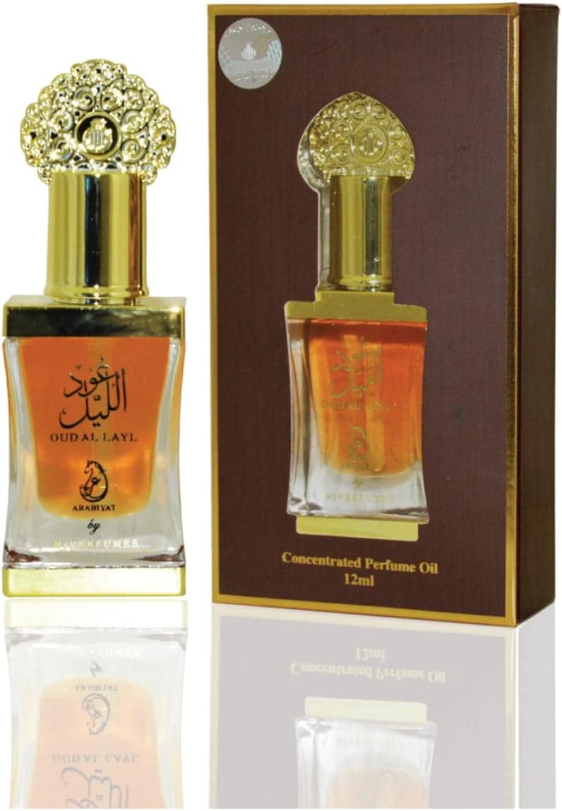 OUD AL LAYL from ARABIYAT, Non Alcoholic Concentrated Perfume Oil or Attar for Unisex, 12 ml