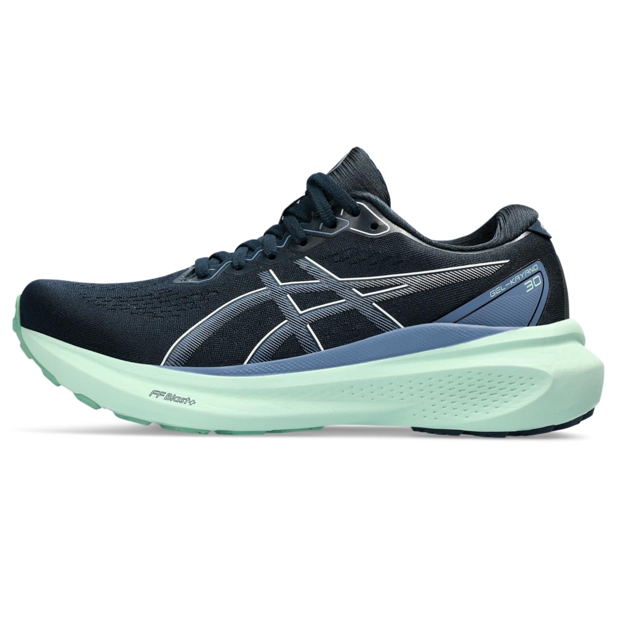 ASICS Women's Gel-Kayano 30 Running Shoes, 5, French Blue/Denim