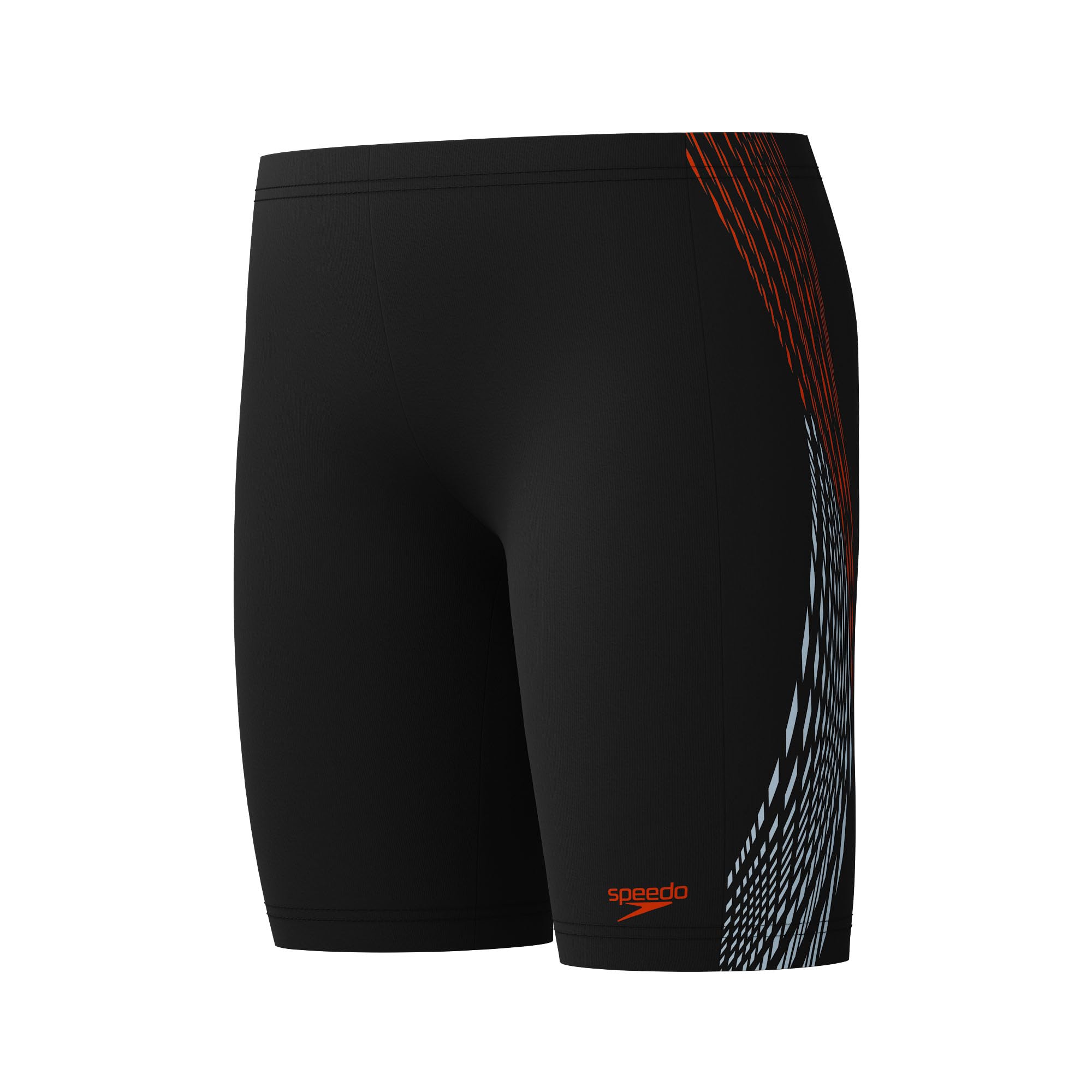 Speedo Chłopcy Plastisol Placement Jammer Kąpielówki Pływacy Czerwony Imbir