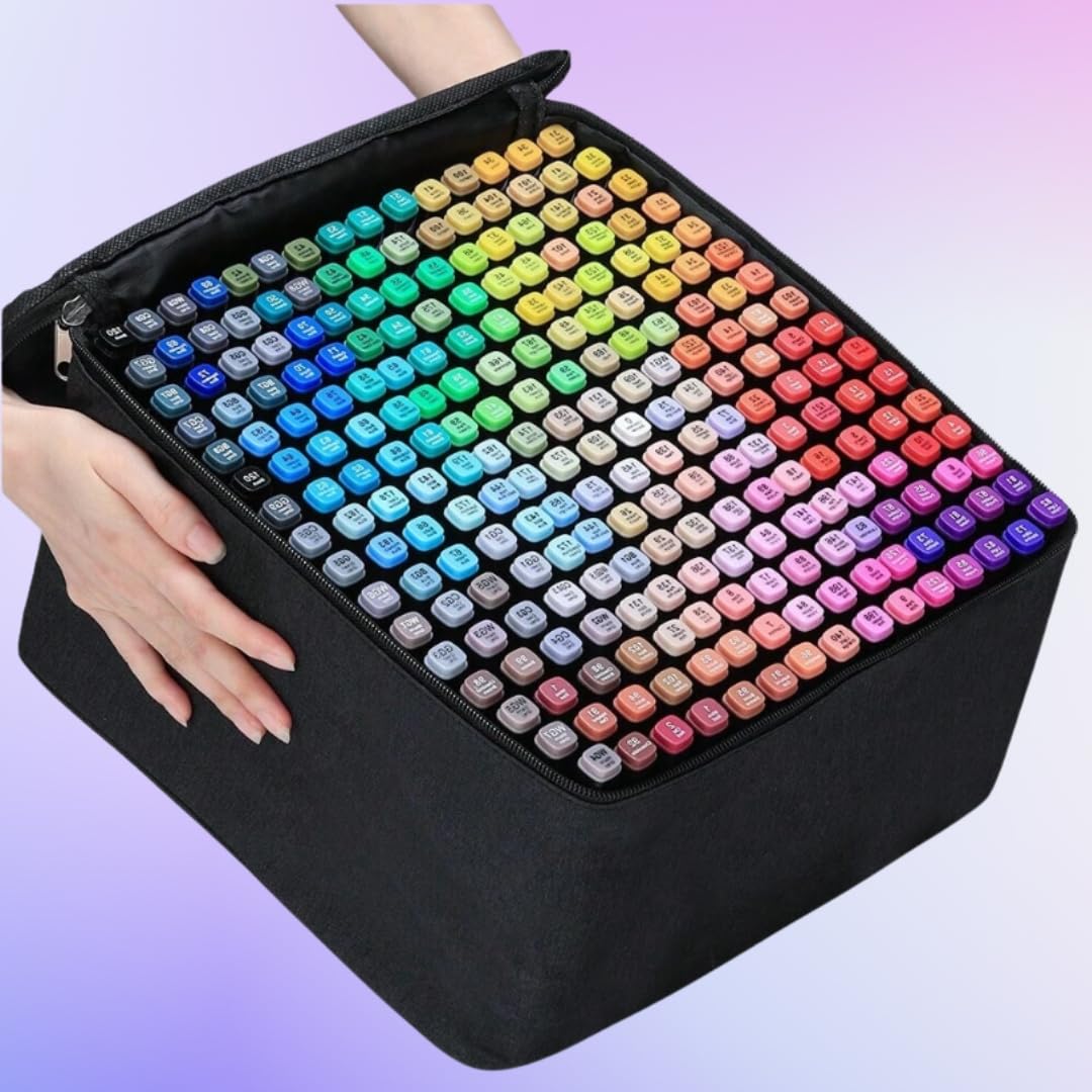 Marker COMP20 ② Amazon.com: 168 Colors Dual Tip Art Markers Set, Professional