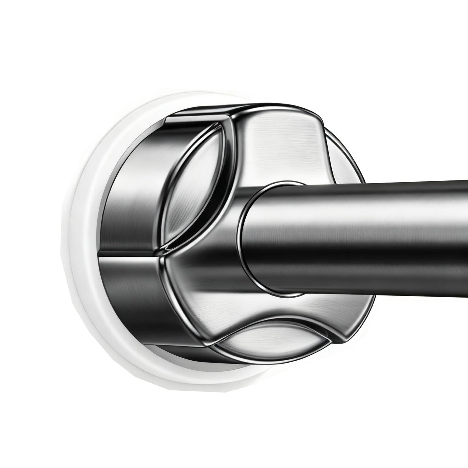 WQPMNYG Adjustable Stainless Steel Shower Curtain Rod, No Drill Pressure Mounted, Easy Install for Bathtub and Shower, 35-50cm, Rustproof Tension Rod for Curtains