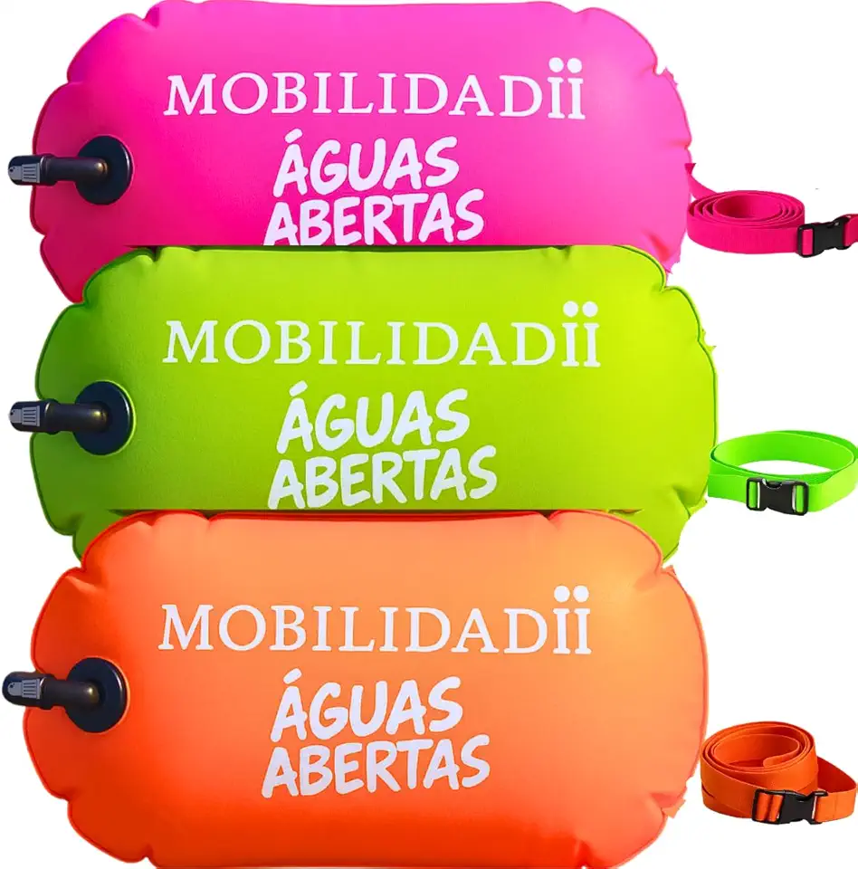 Bóia e Sinalizador para Natação em Mar Aberto Item de Sinalização, Dispositivo para Águas Abertas, Bóia para Nadadores, Kit Salva-vidas