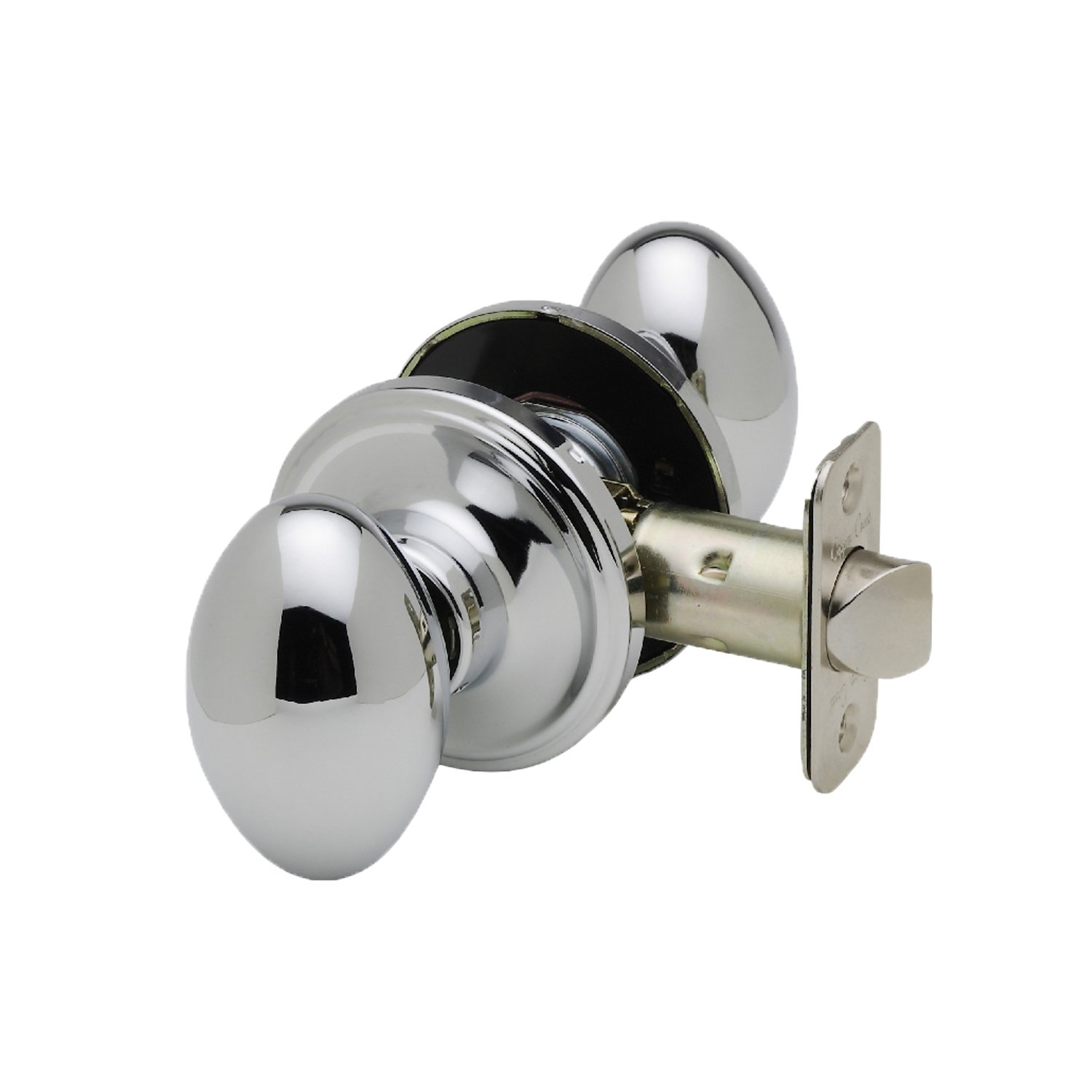 Satin Stainless Steel Egg Door Knob - Privacy Function -14