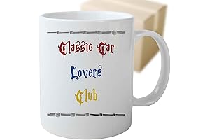 Classic Car Coffee Mug: A Nostalgic Sip from the Past