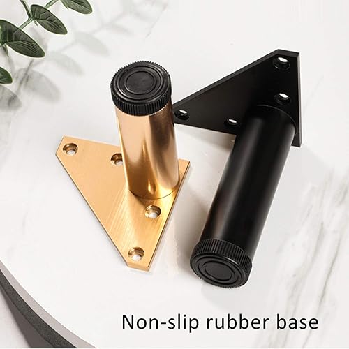 Miniatura 8 de Piernas ajustables de aleación de aluminio para muebles, muebles de cocina, cuarto de baño, patas de repuesto para mesa de café, patas de sofá, 2.4