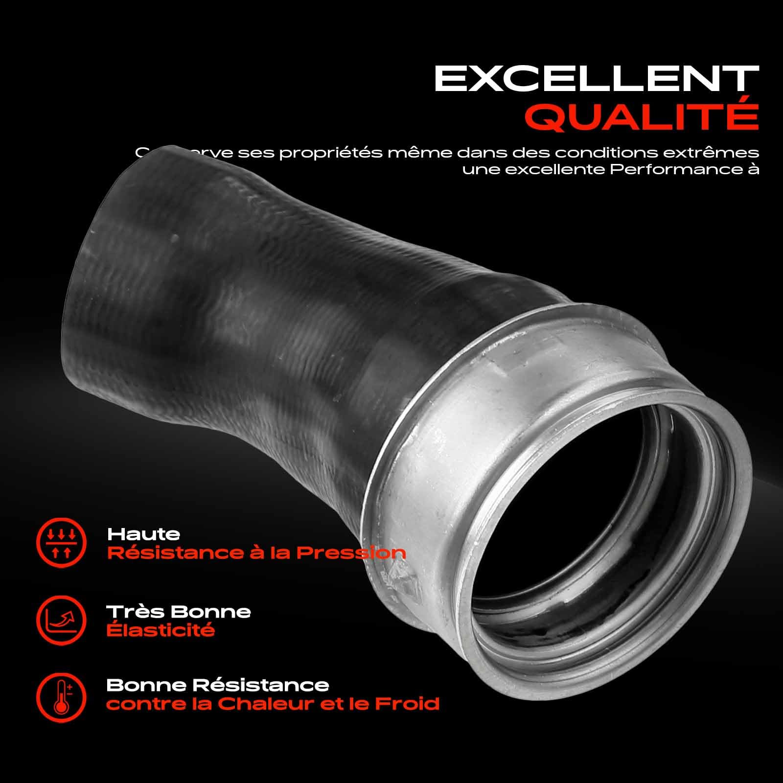 Frankberg Tuyau d'air de suralimentation, tuyau turbo A6640980083 | Compatible avec: