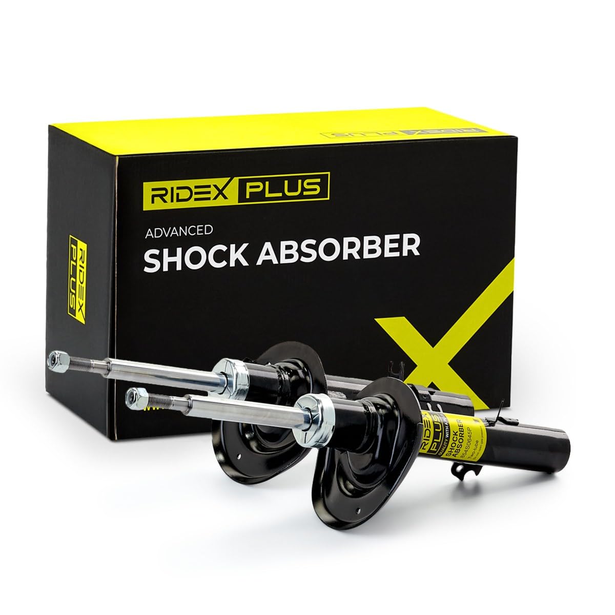 RIDEX PLUS 854S2028P 2x Amortisseur Avant Avant Droite Avant Gauche Compatible avec PEUGEOT 207 3/5 portes WA, WC