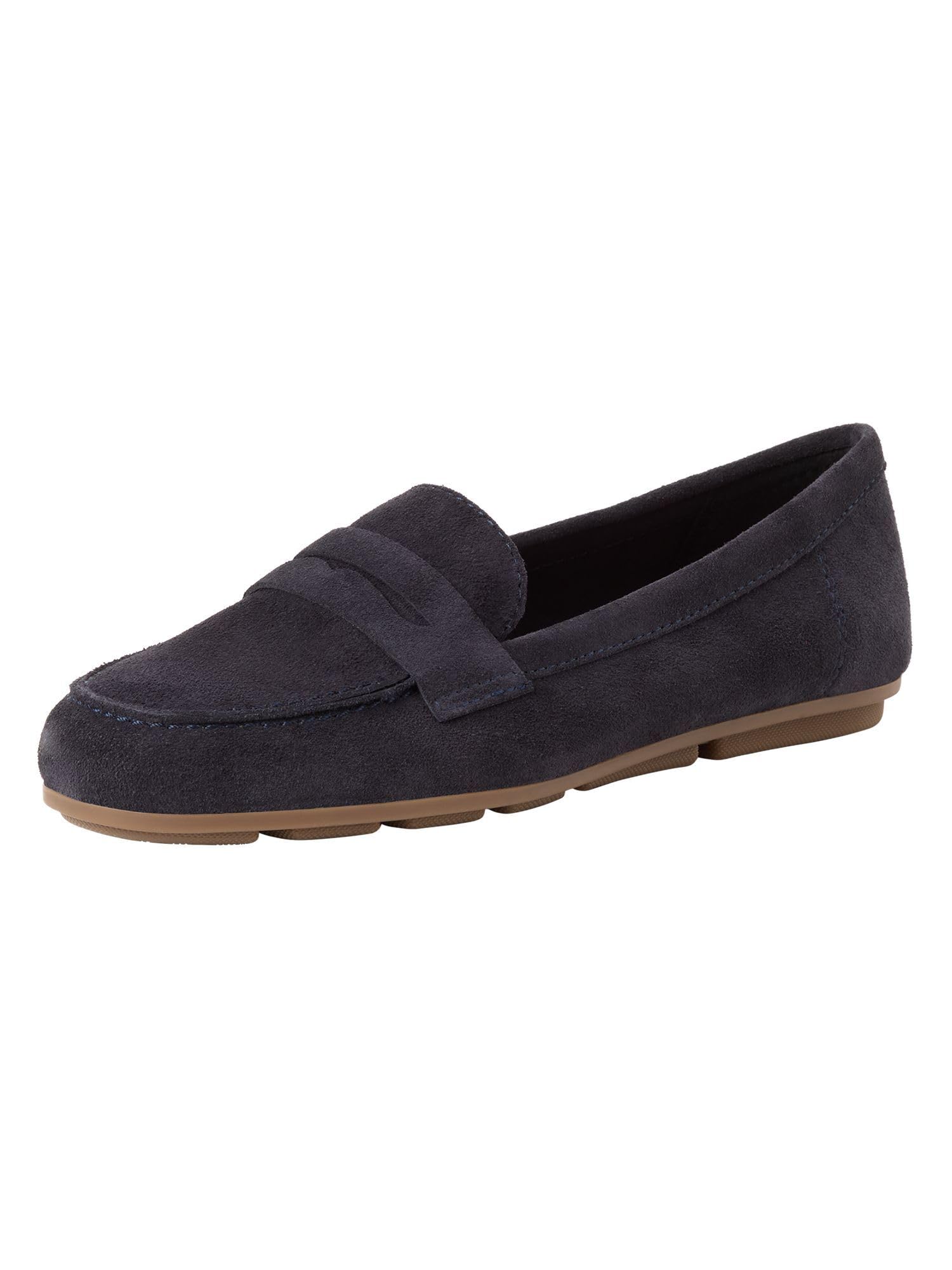 Tamaris Women's loafer flat leather blue 6.5 UK