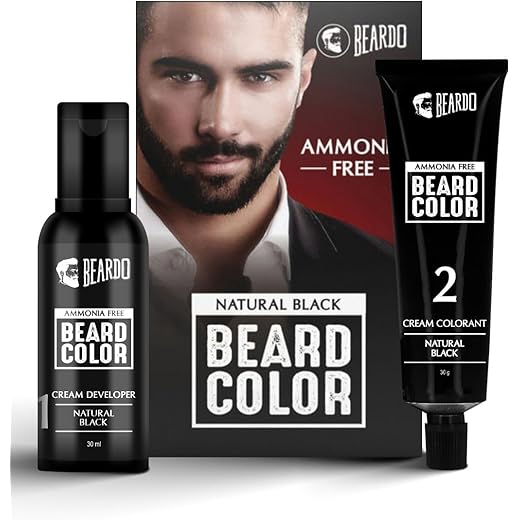 Beardo Beard Color Natural Black 60ml