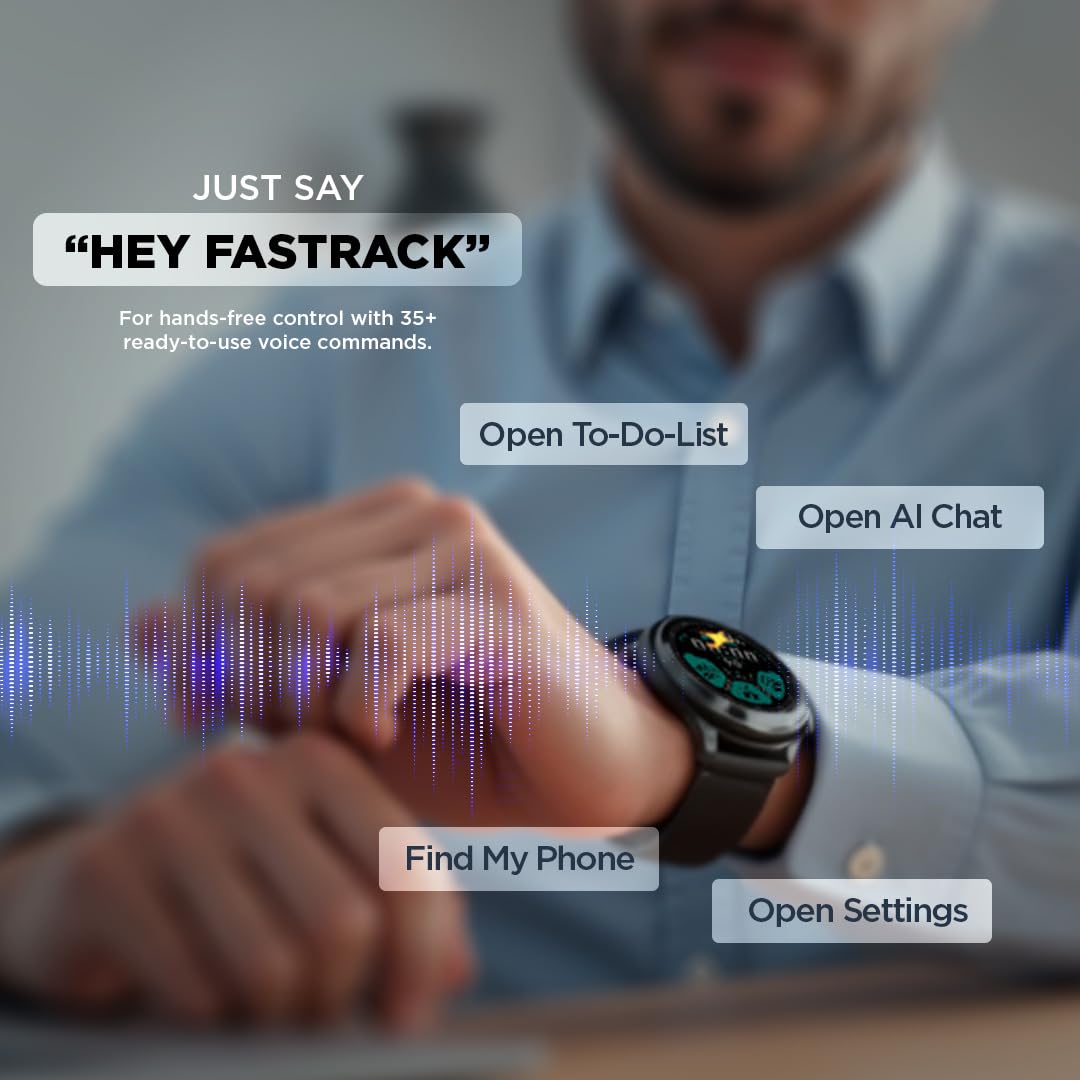 Fastrack VOX Pro Smartwatch - Hands-Free & Health Tracking -3 Fastrack VOX Pro Smartwatch - Hands-Free & Health Tracking -3