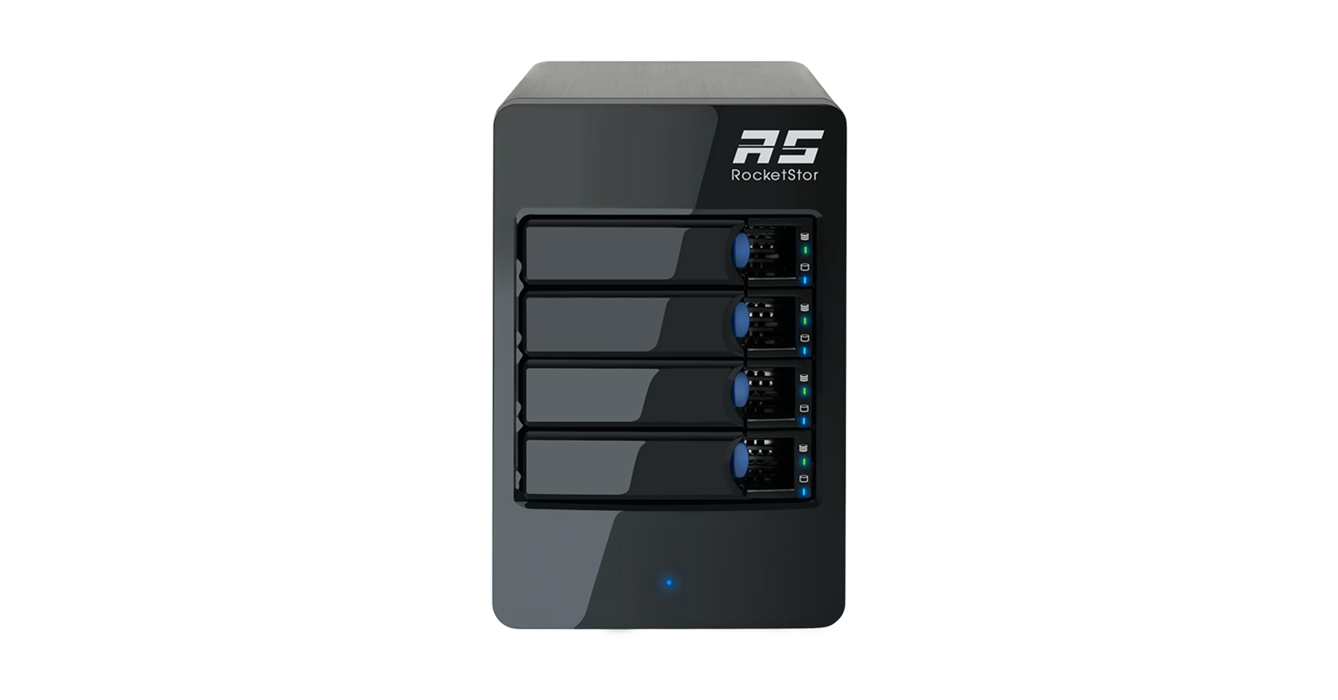 HighPoint RAID 4ベイタワー型 RocketStor 6414TS RocketStor 6414TS 4-Bay Q-SATA Turbo RAID Tower Enclosure