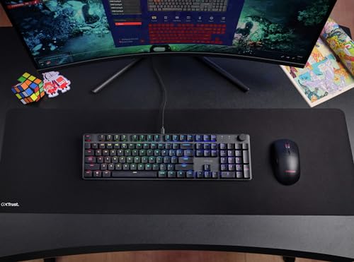 GXTrust 866 Torix Tastiera Meccanica Layout Italiano QWERTY, Interruttori Huano Lineari, Illuminazione RGB, Anti-Ghosting N-Key Rollover USB Tastiera Gaming Programmabile PC Laptop - Nero - Tastiera gaming - Immagine 11
