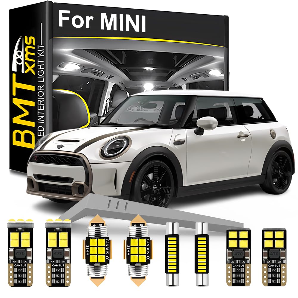 Kit Luci LED Interno Per MINI - 14 Pezzi 6000K Bianco, Per R56, F56, Countryman, Clubman - Foto 4