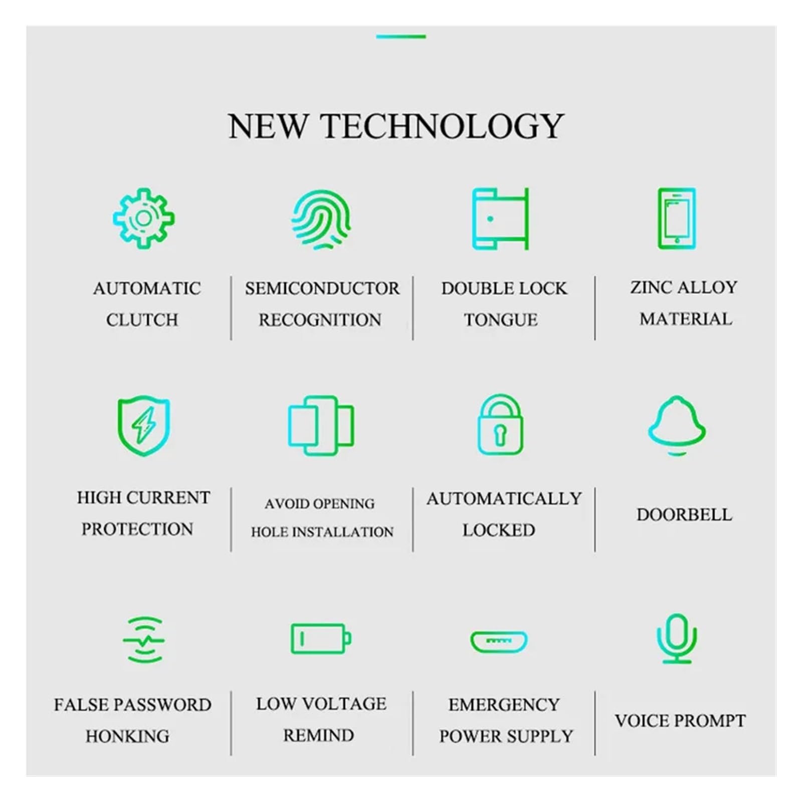 Inteligentny zamek, zamek na linie papilarne, zamek szyfrowy, inteligentny zamek Bluetooth drzwi Wifi Alexa zamek do szklanych drzwi przesuwnych drewniany zamek do drzwi hotelowa blokada na linie papi