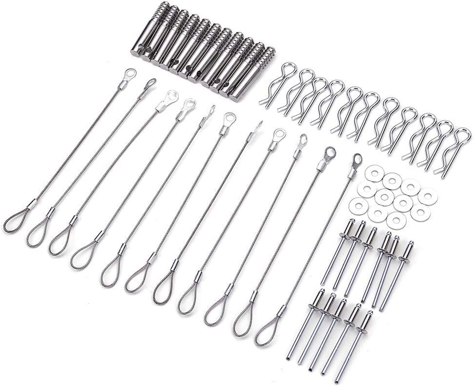 Chelhead Clutch Cover Pin Kit, Easy Belt Quick Release Belt Cover Tool X3 Clutch Cover Gasket Compatible with Can Am Maverick X3 2017 2018 2019 2020 2021 (Pack of 11)