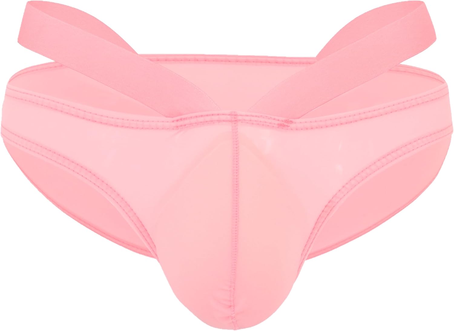 Men's Ice Silk Bikini Solid Briefs Classic Low Rise Underwear - Image 6