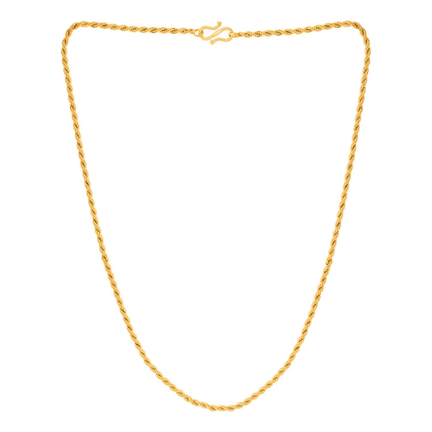 SHANKHRAJ MALL Thread Type Designer Link Chain With Gold Plating Jewelry Gift For Him, Boy, Men, Father, Brother, Boyfriend-10019