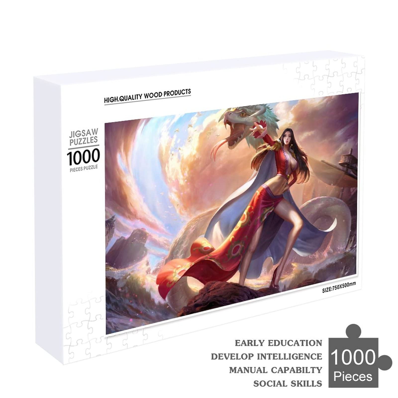 Amazon.co.jp: ワンピースジグソーパズル 1000ピース海賊女帝 ボア