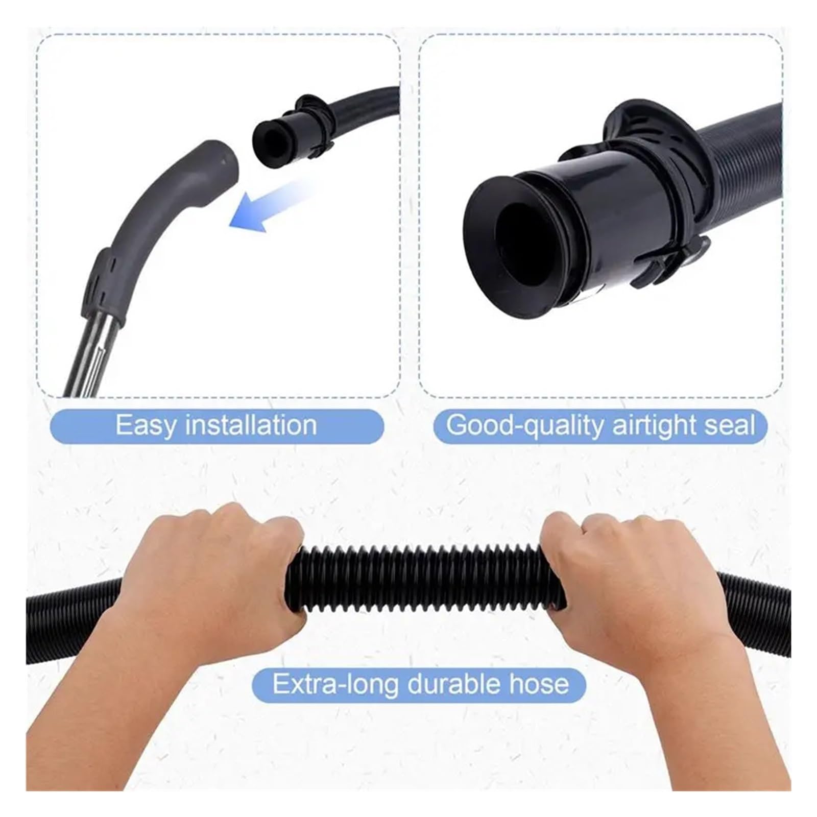 Piezas de Repuesto for aspiradora-Manguera Duradera, Compatible con Shark, Modelos LA502, LA502NP LA322, LA322NP LA300