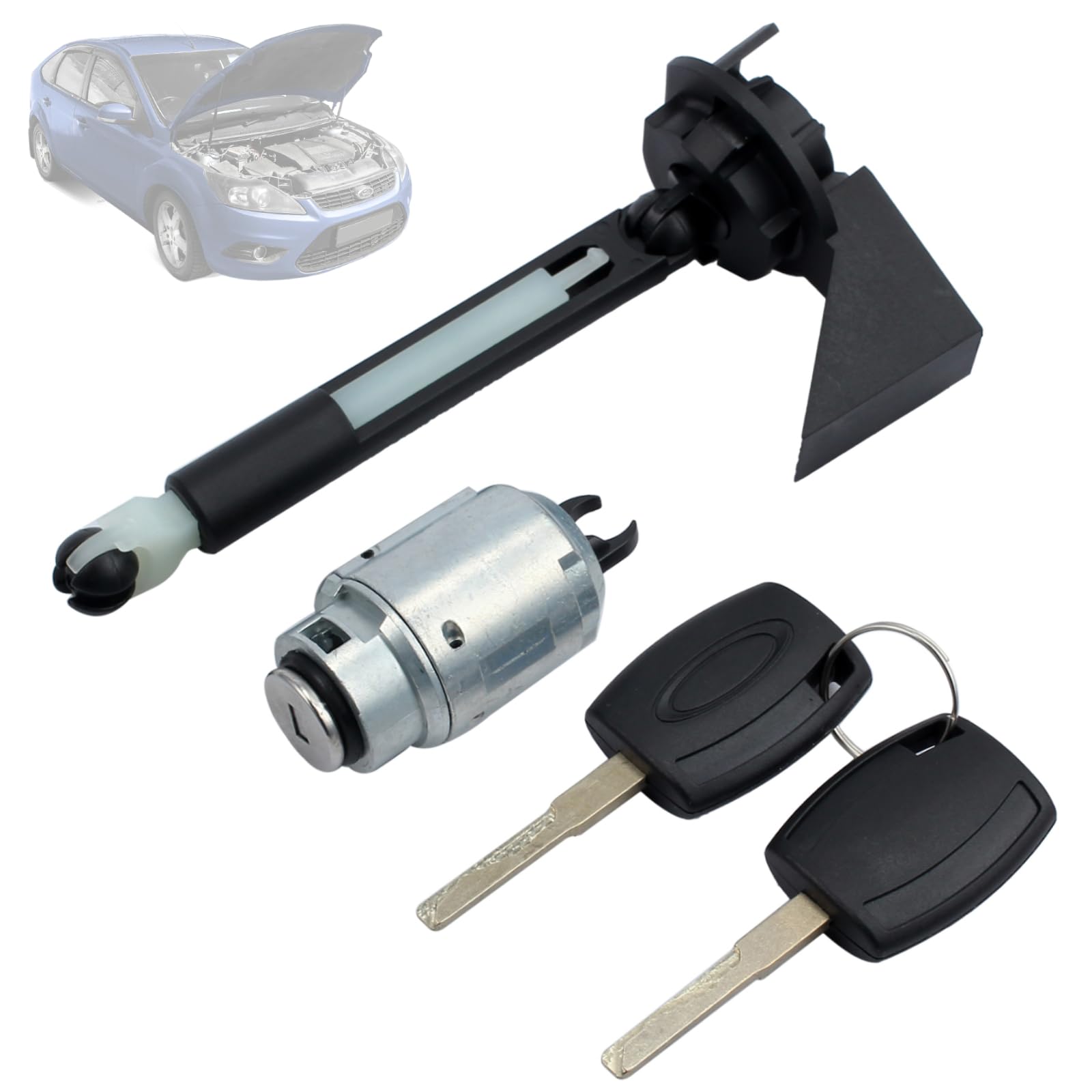 Twowinds Cilindro Serratura Cofano 1355231 Compatibile con Ford Focus 2
