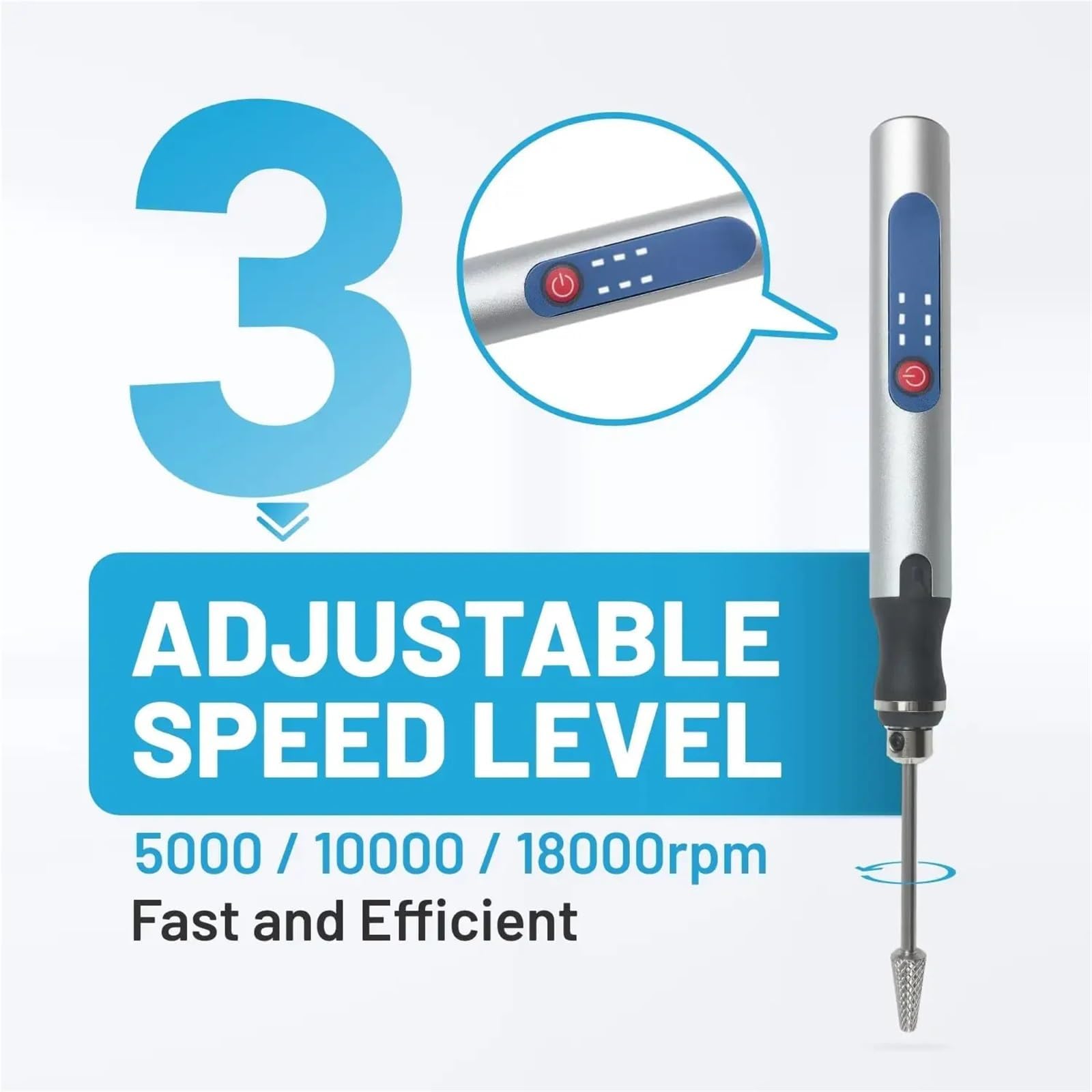 Omogeneizzatore portatile per uso in laboratorio, capacità 2 ml, velocità regolabile fino a 18000 giri/min, ideale per l'elaborazione di campioni microbici e tessuti animali/vegetali