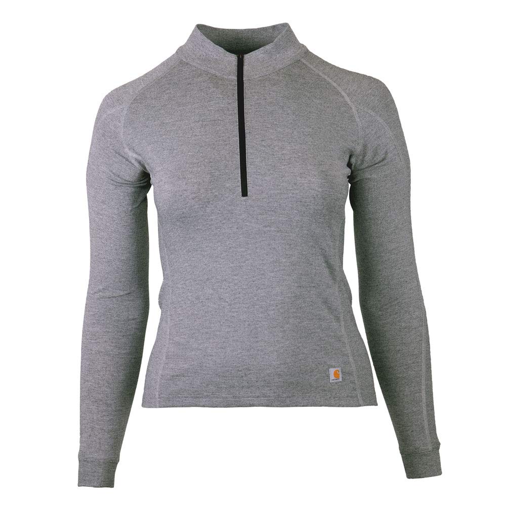 Carhartt Women's Base Force Heavyweight Quarter-Zip - grey - Medium