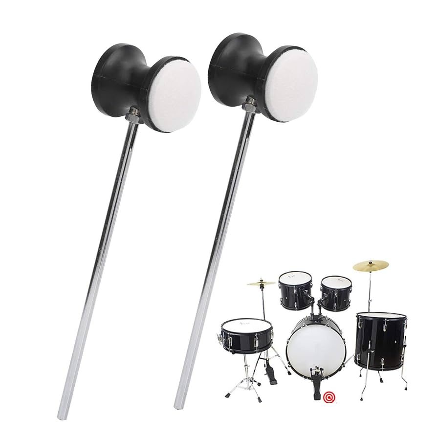 パーカッション・打楽器 Bass drum beater set! Amazon.com: Bass Drum Beater, Metal Drum Pedal Beater Hammer