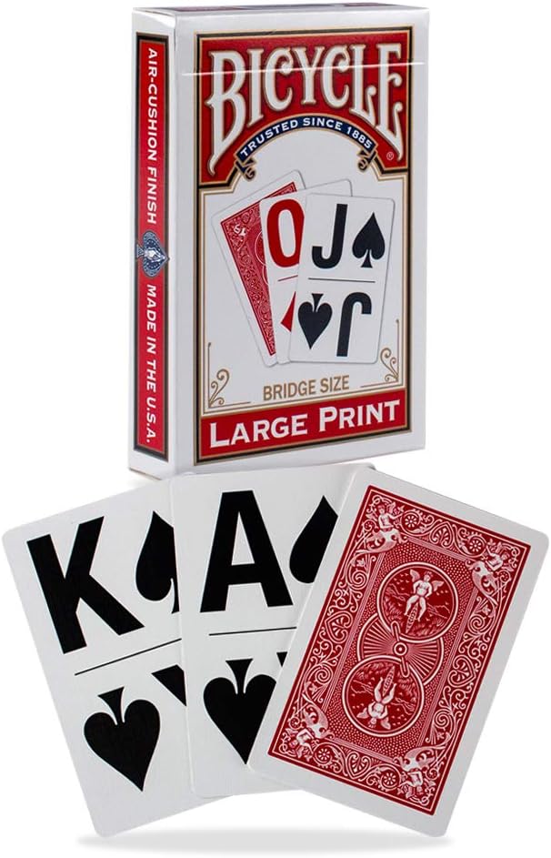 Large Print Playing Cards (Color May Vary)