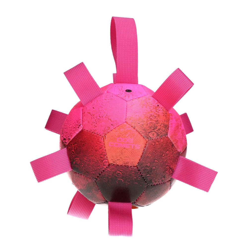 Comètes du Chien Hypernova Roze : balle de mastication résistante et ergonomique