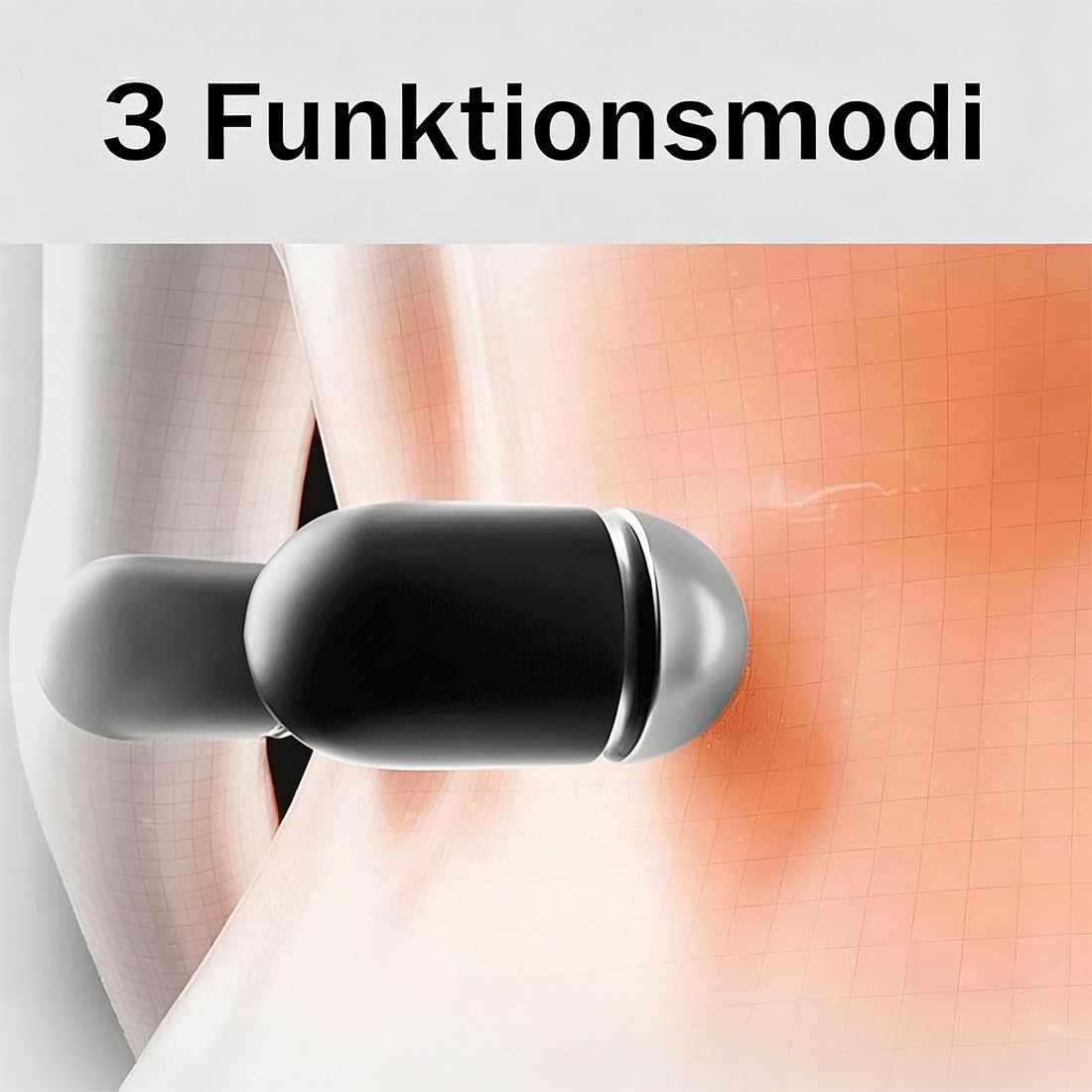 Curosleep - Triple Fusion Massagegerät,Lendenwirbel Massagegerät, Rückenmassagegerät mit Wärme/Vibration/Lendenwirbelstütze, Ergonomische Rückenstütze for Nacken, Schultern und Rücken (A)