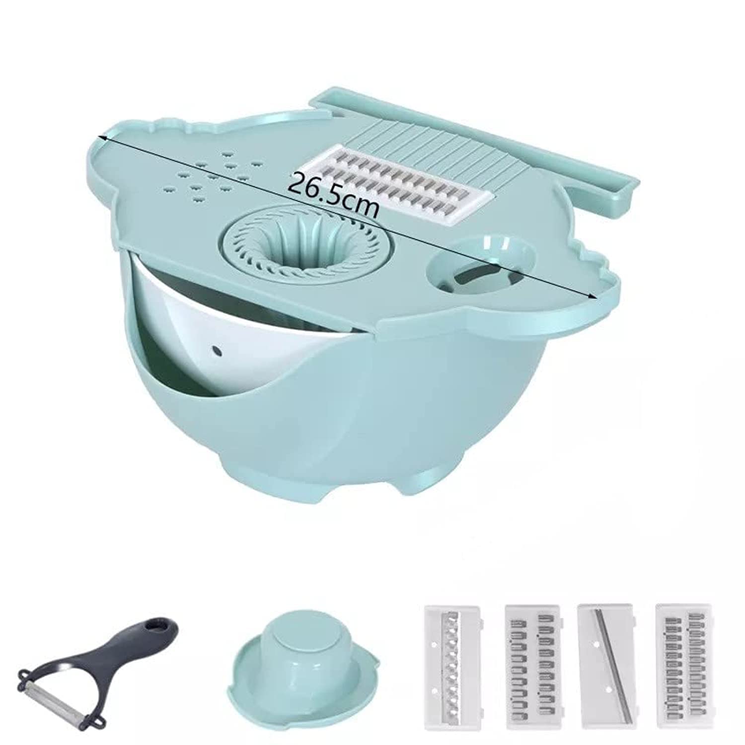 Junaris Vegetable cutter with 12 in 1 Multi purpose vegetable chopper cutter, Fruits cutter